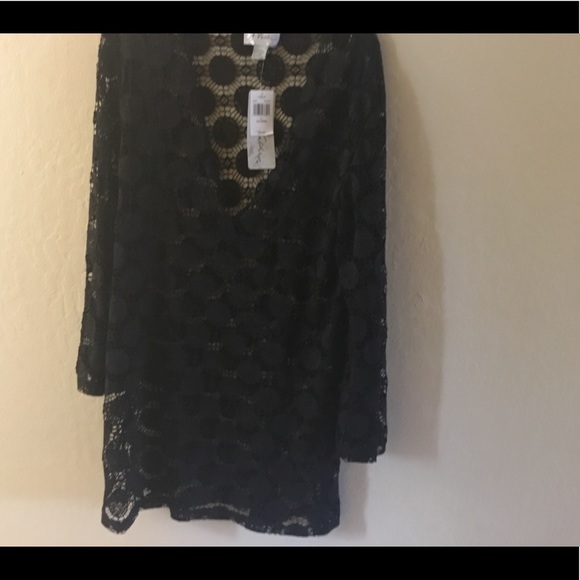 J Valdi Other - J Valdi swim cover up Black NWT